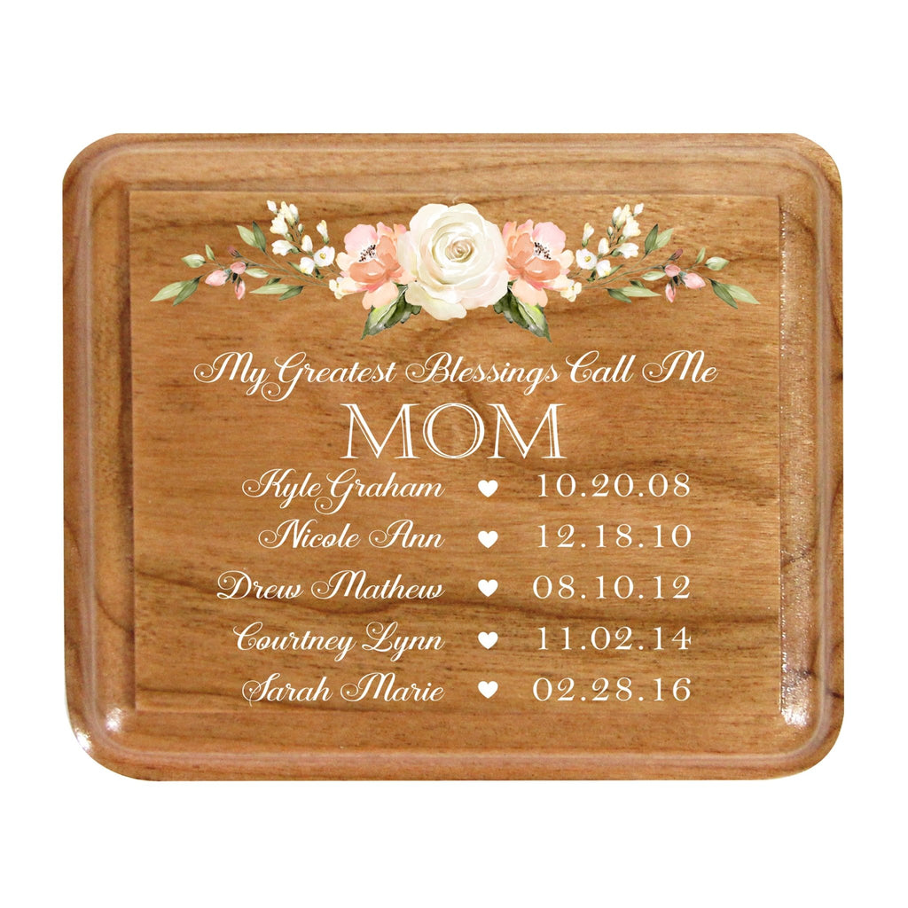 My Greatest Blessings Call Me Mom - Personalized Gifts Custom Canvas f —  GearLit