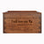 Custom Wooden Cremation Urn Box Medium for Human Ashes holds 146 cu in I Will Love You - LifeSong Milestones