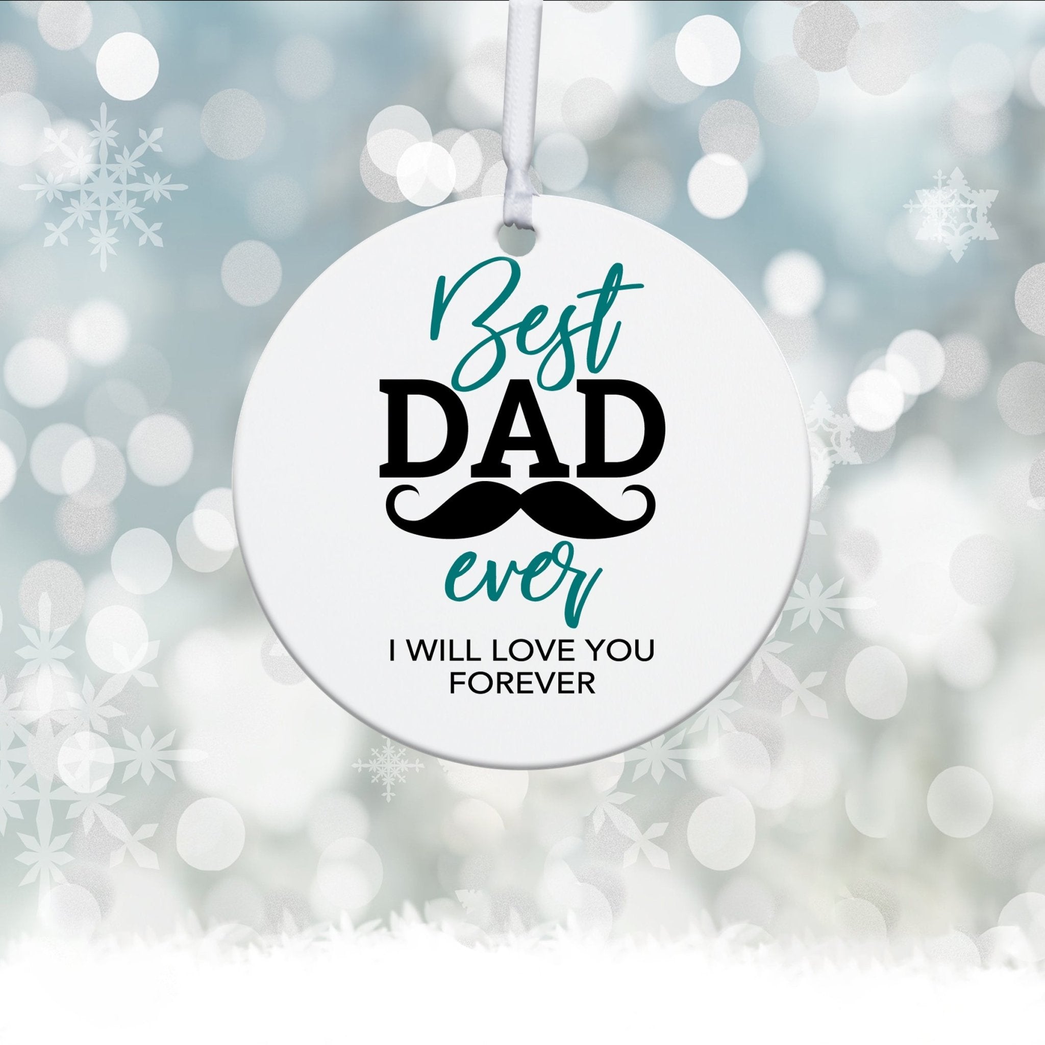 Gift For Dad To Be We Love You Each And Everyday Ornament - Vista