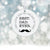 Dads White Ornament With Inspirational Message Gift Ideas - Best Dad Ever! (Mustache) - LifeSong Milestones