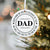 Dads White Ornament With Inspirational Message Gift Ideas - Dad - LifeSong Milestones