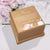 Wooden Memorial Floral Cremation Urn Box for Human Ashes