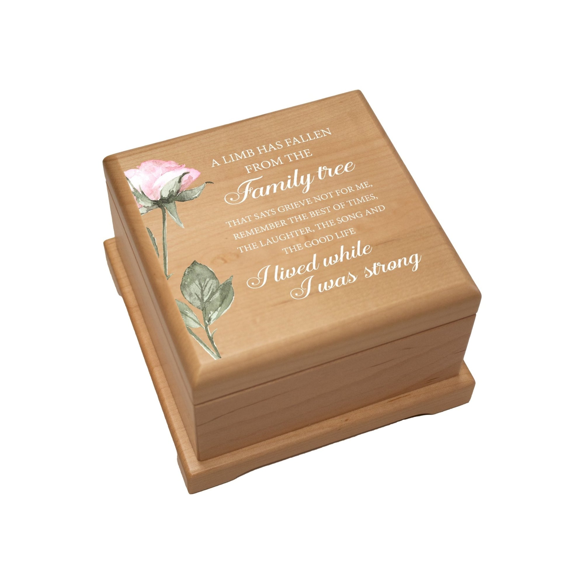 Funeral Wooden Keepsake Urn Box for Cherished Memories