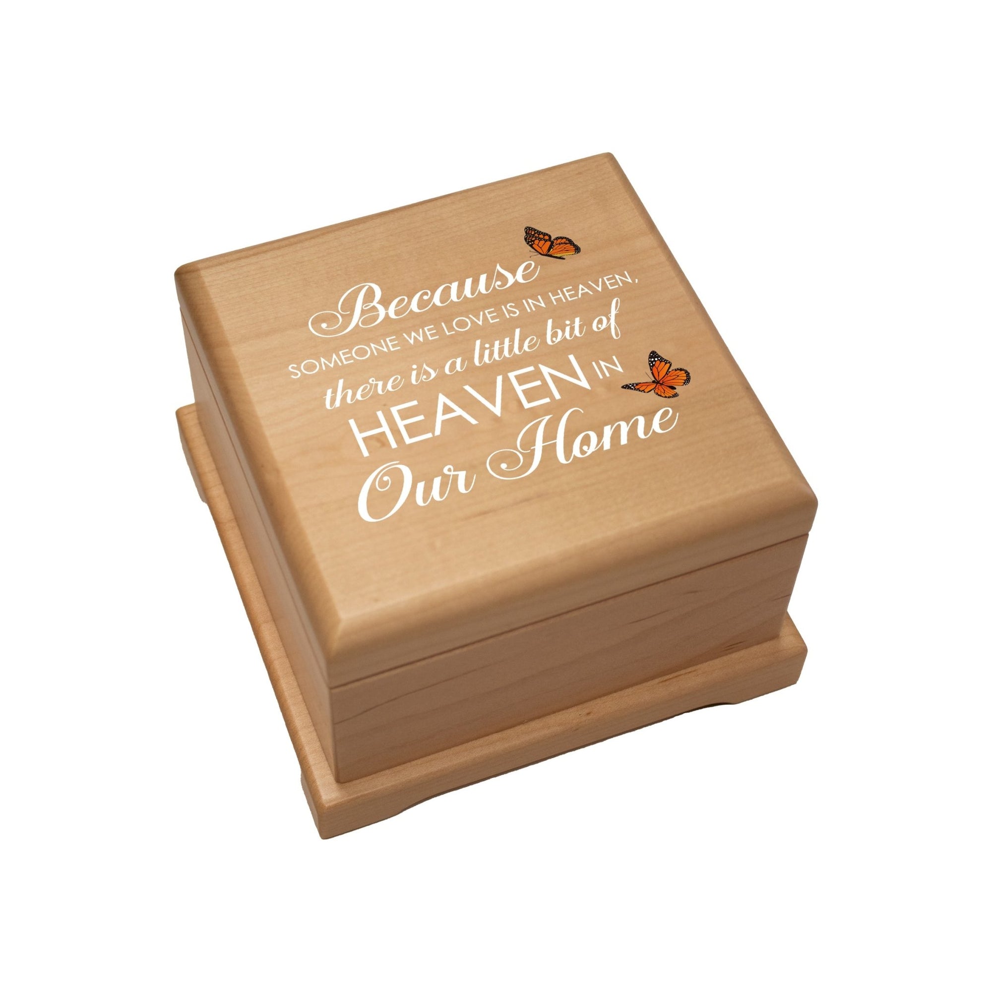 Funeral Wooden Keepsake Urn Box for Cherished Memories