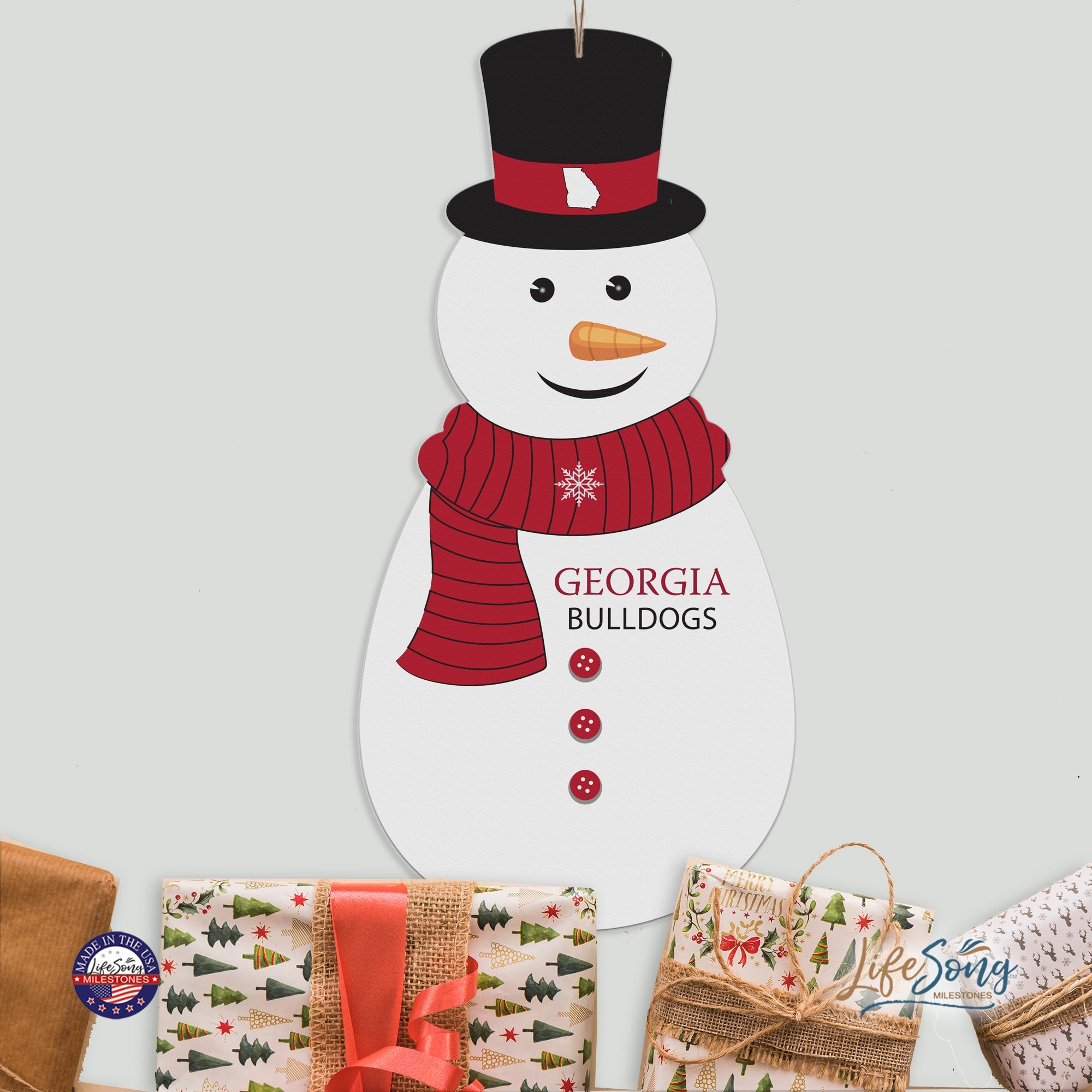 Georgia Snowman Ornament Gift - LifeSong Milestones