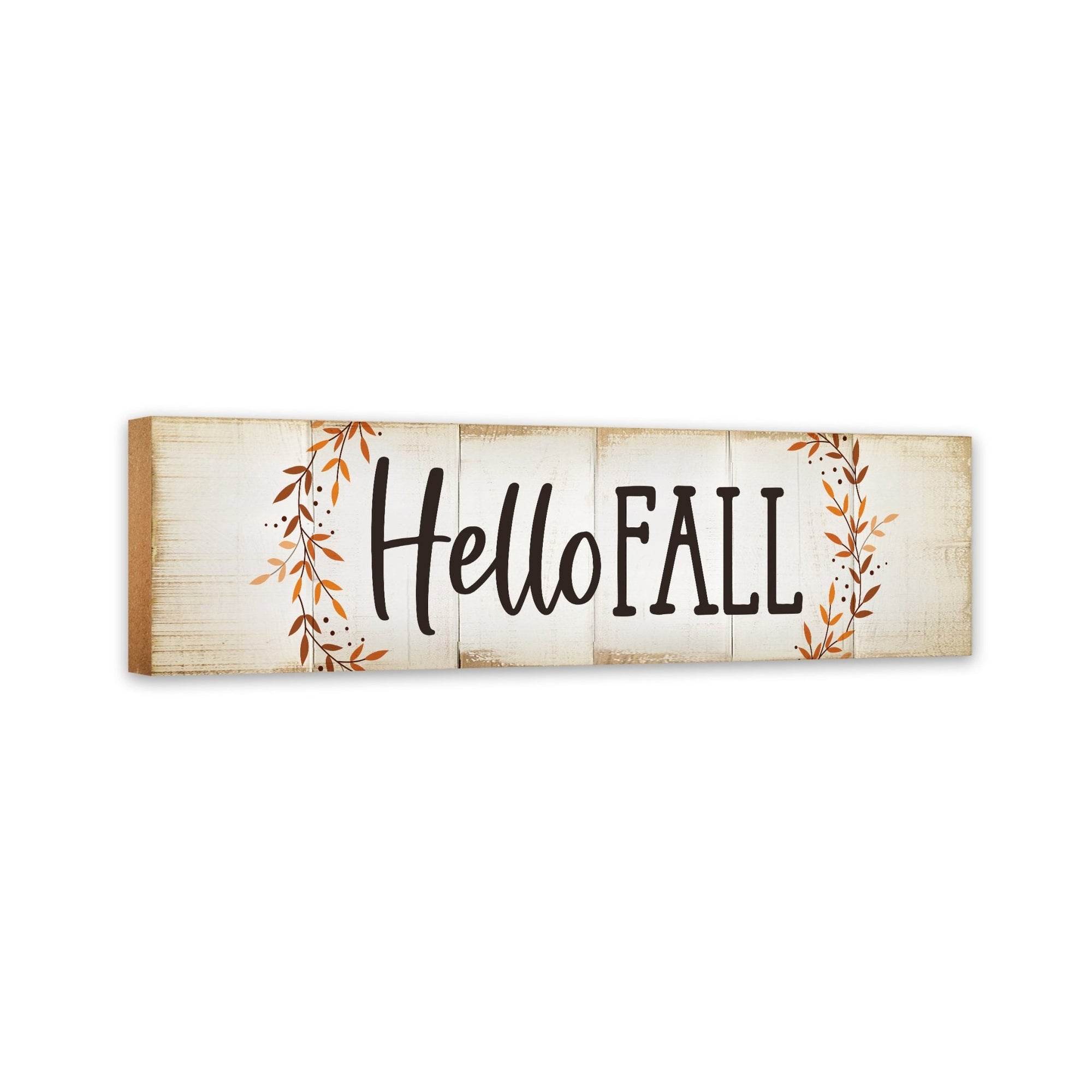 Hanging Inspirational Wall Plaque for Fall Season - LifeSong Milestones