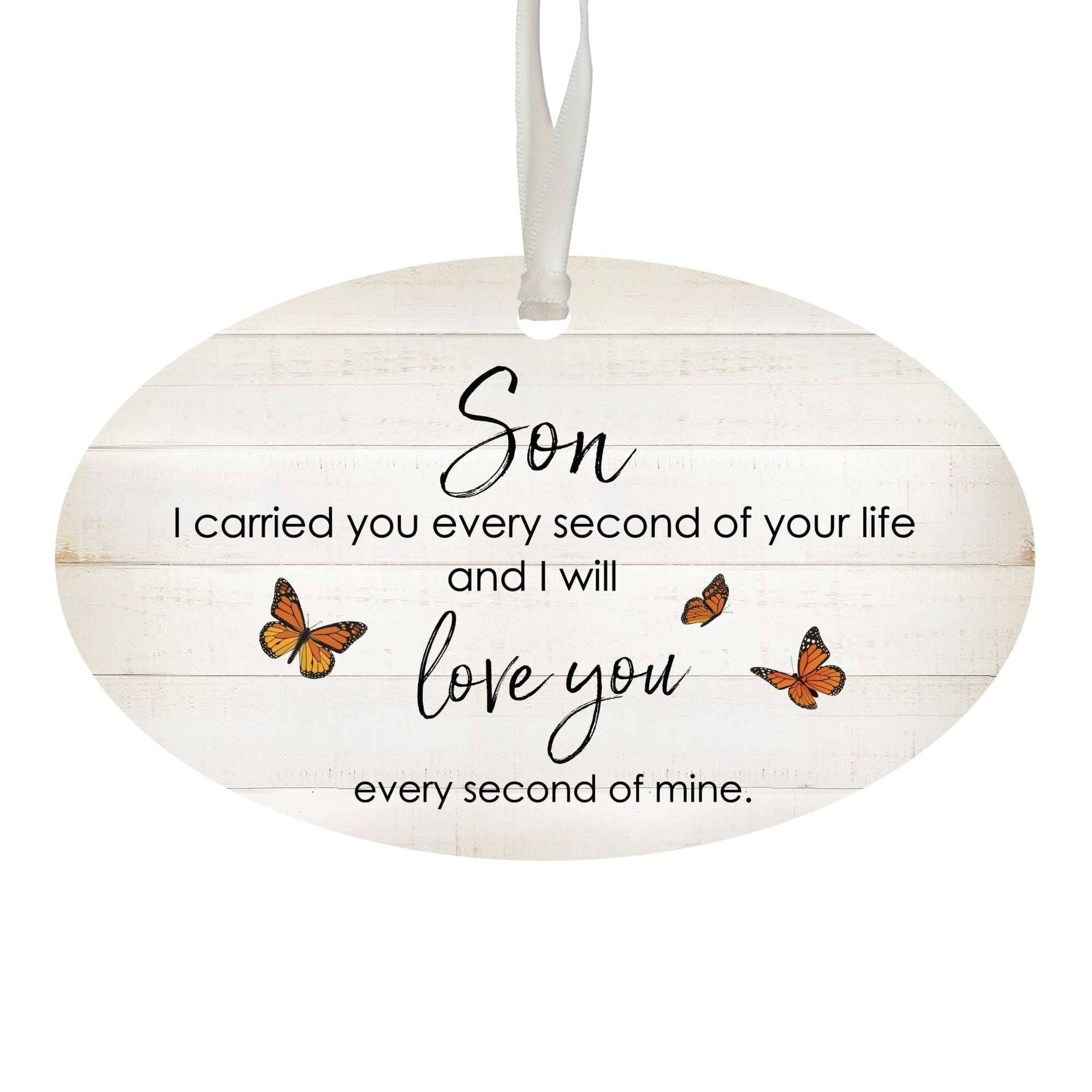 Hanging Memorial Bereavement Ornament for Loss of Loved One - I Carried You Every - LifeSong Milestones