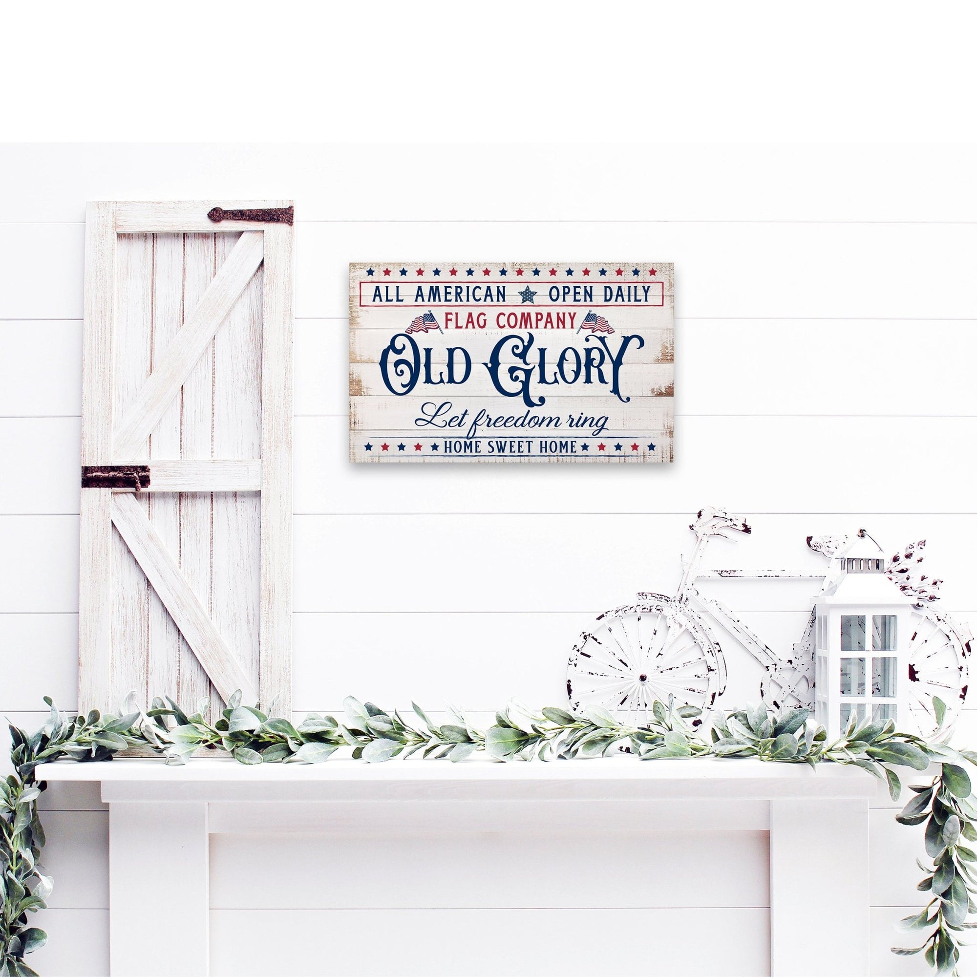 Inspirational Wooden Americana Wall Plaque - LifeSong Milestones