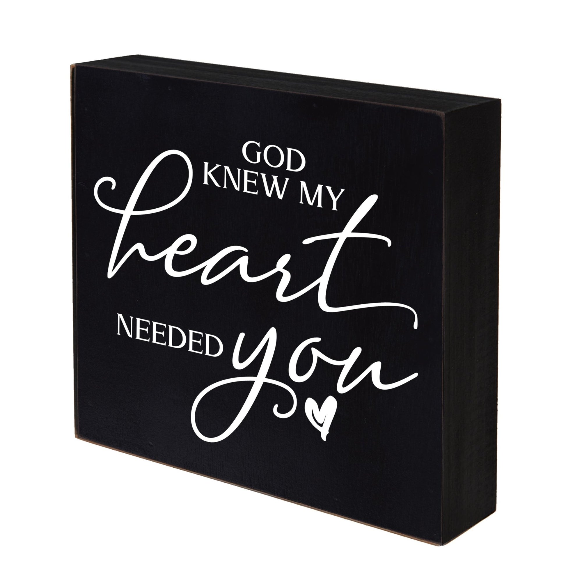 Inspiring Modern Framed Shadow Box 10x10 God Knew My - LifeSong Milestones