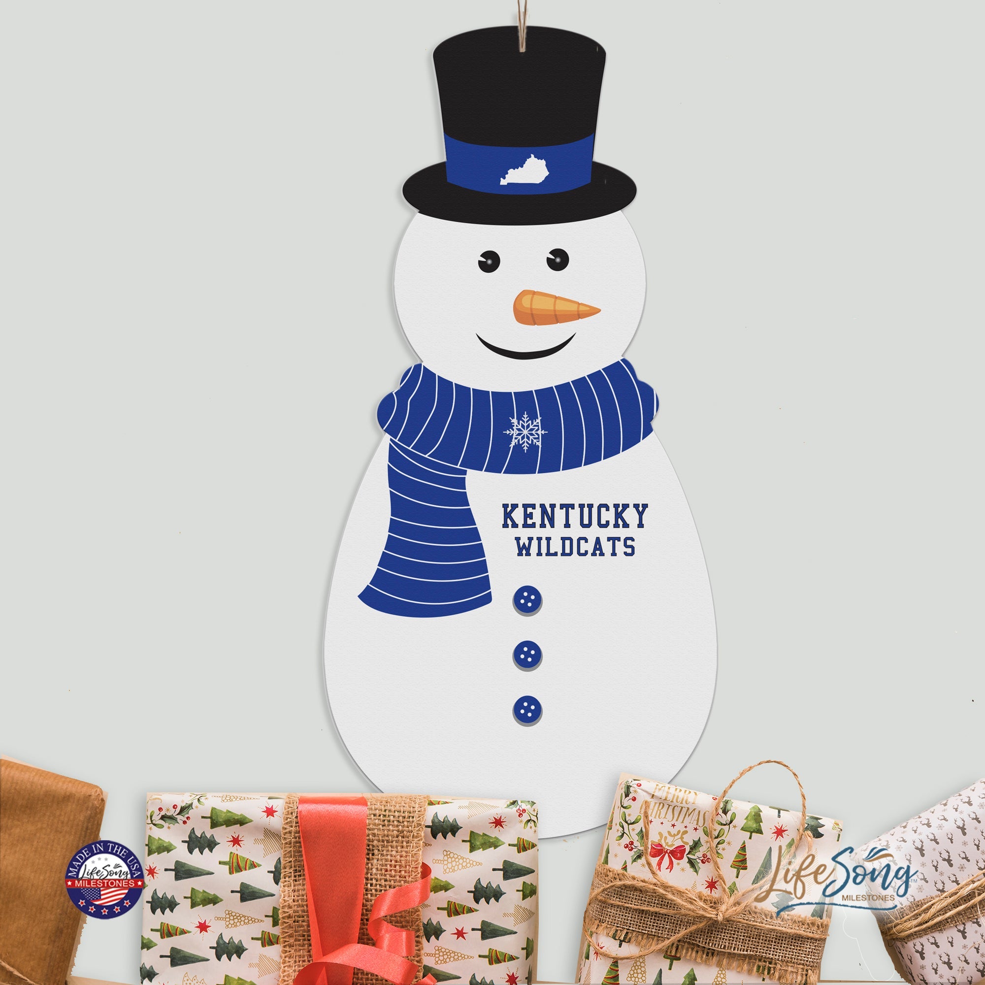 Kentucky Snowman Ornament Gift - LifeSong Milestones