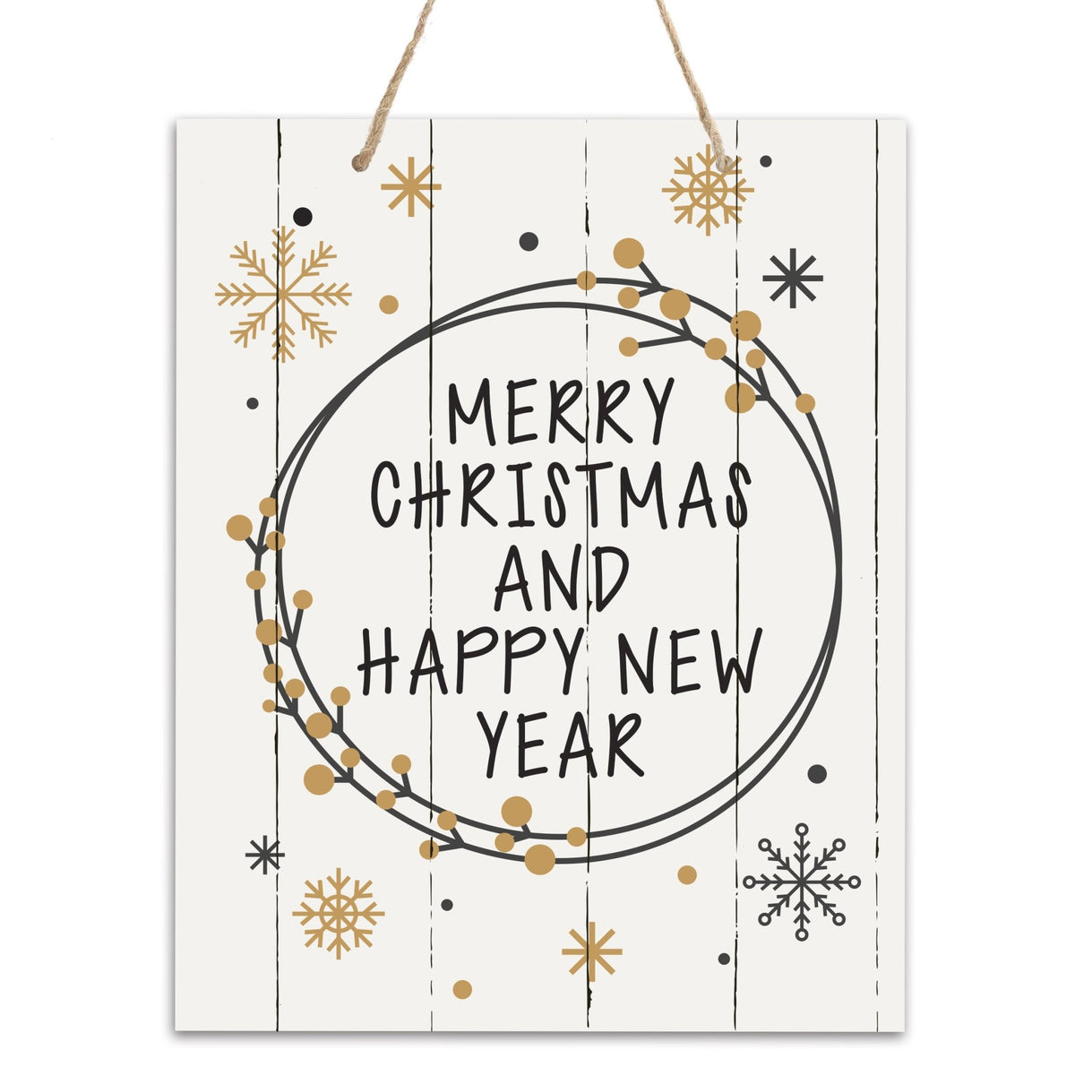 Merry Christmas Wall Hanging Sign - Merry Christmas - LifeSong Milestones