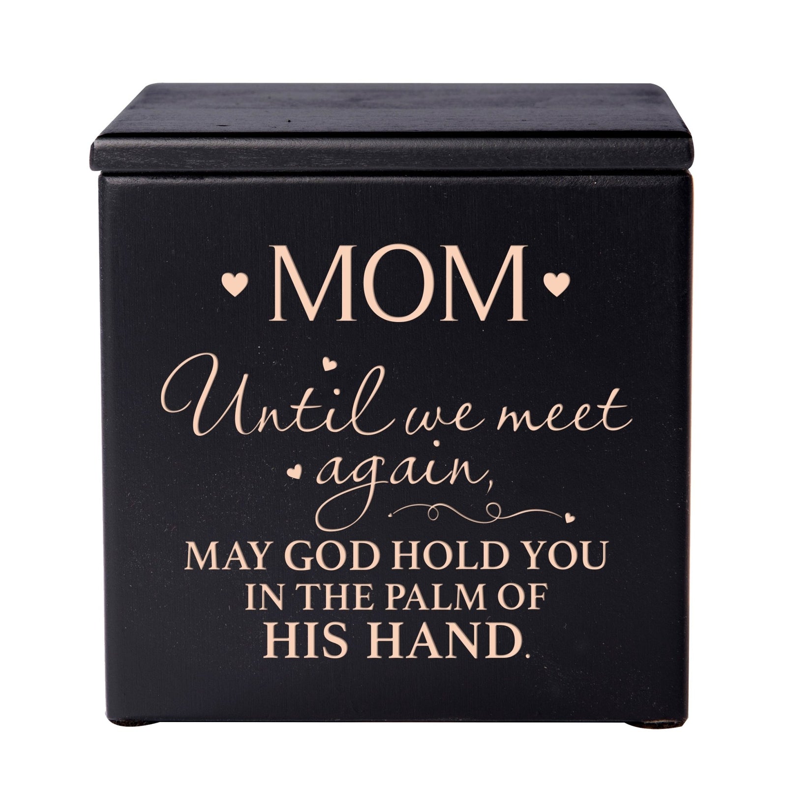 Small Handcrafted Memorial Wooden Keepsake Urns For Mom