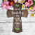 Modern Inspirational Wooden Mini Cross - LifeSong Milestones