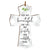 Modern Inspirational Wooden Mini Cross - You Are Beautiful - LifeSong Milestones