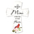 Modern Memorial Wall Cross Bereavement Gift - In Memory Of - LifeSong Milestones