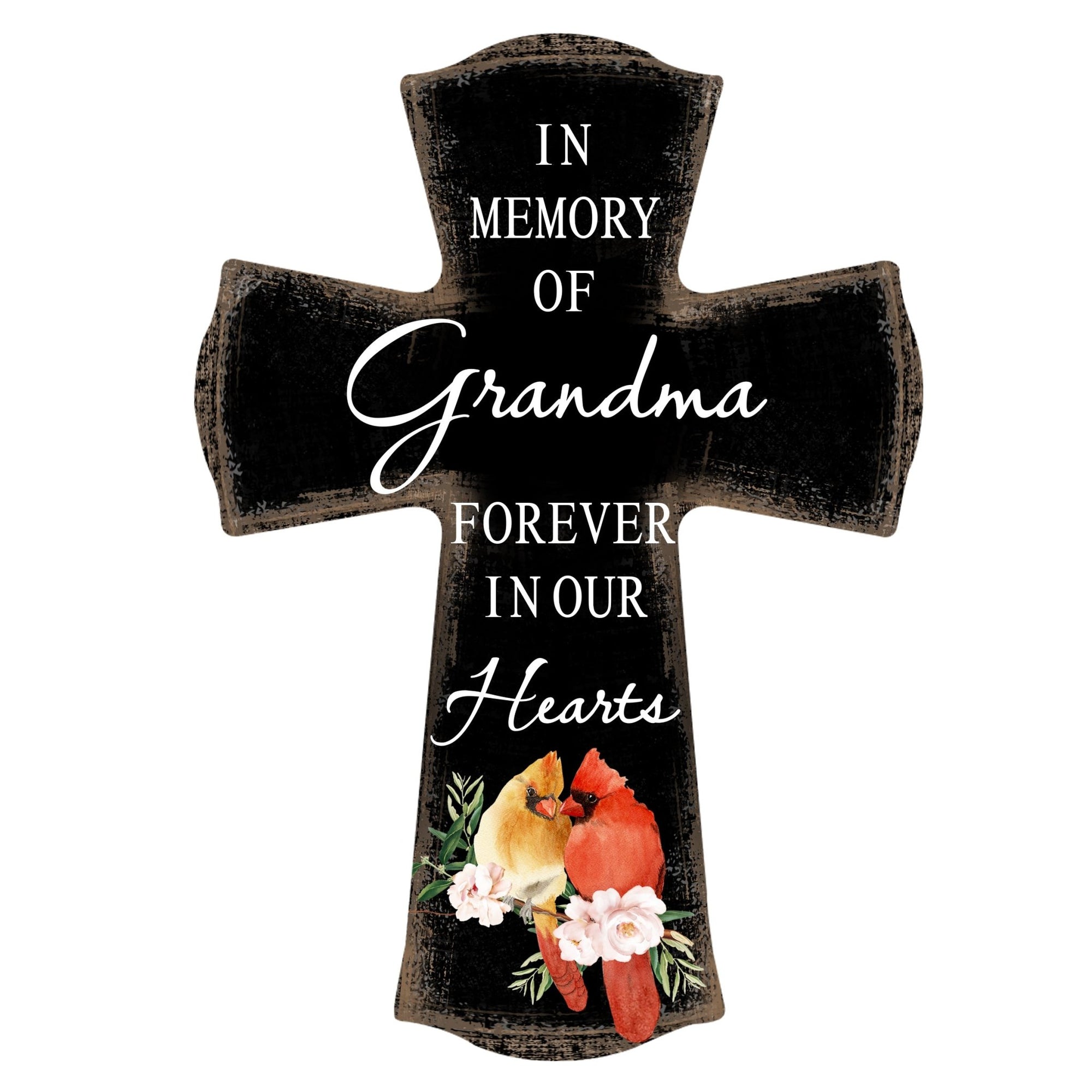 Modern Memorial Wall Cross Bereavement Gift - In Memory Of - LifeSong Milestones