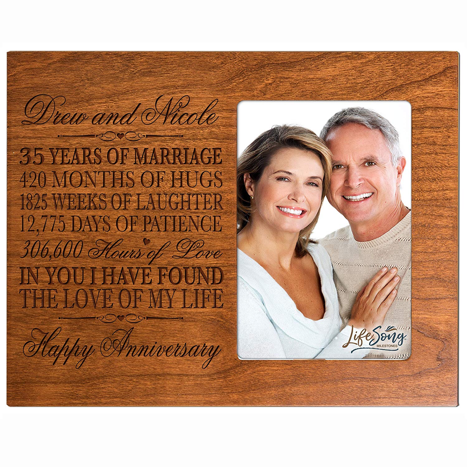 35th Anniversary Gift, 35th Wedding Anniversary, Then and Now Photo, Anniversary  Gift for Parents, 35 Year Anniversary Present for Couple - Etsy