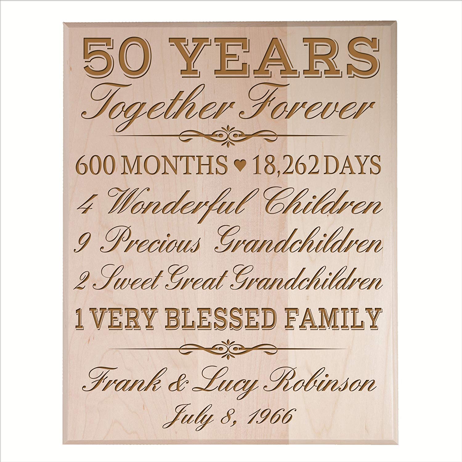 50th Wedding Anniversary - Thoughtful gifts for a cherished milestone, –  JWshinee