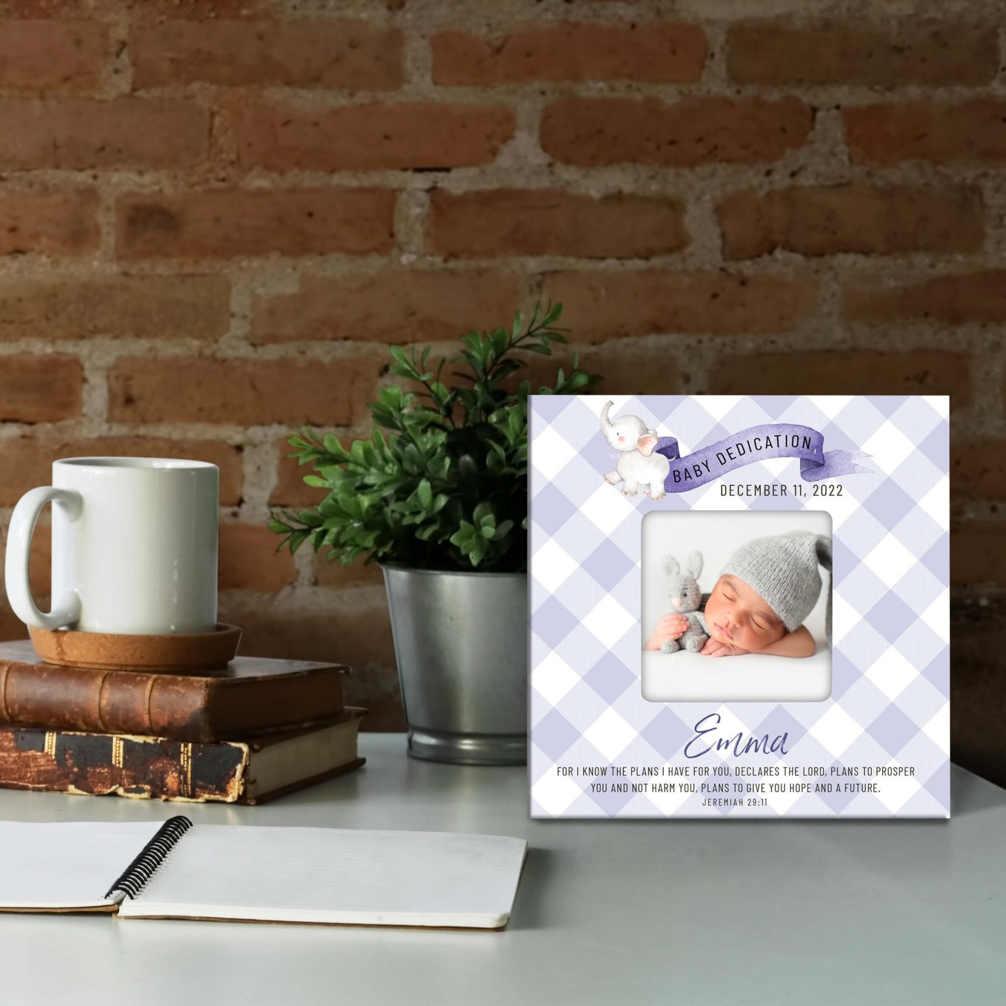 BABY DEDICATION Invitation Template, Editable in Canva, Minimalist Design,  Add Baby Photo Printable Invite Digital Instant Download, 5x7 4x6 - Etsy