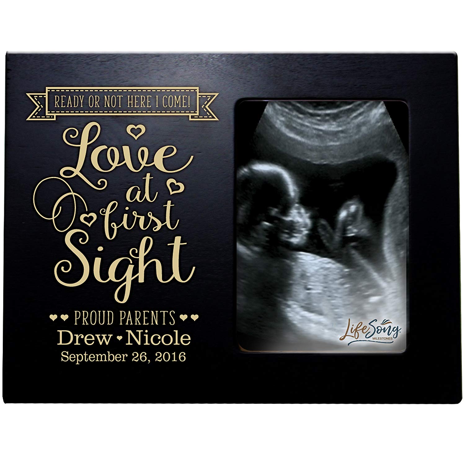 New Mom Gifts Baby Ultrasound Picture Frame Sonogram Keepsake