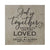 Personalized Ceramic Trivet with Inspirational verse 5.75in (And So together) - LifeSong Milestones