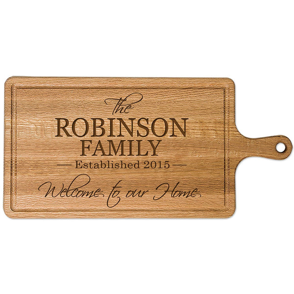 Home Is Where My Family Is - Word - Wooden Engraved - Cutting Board