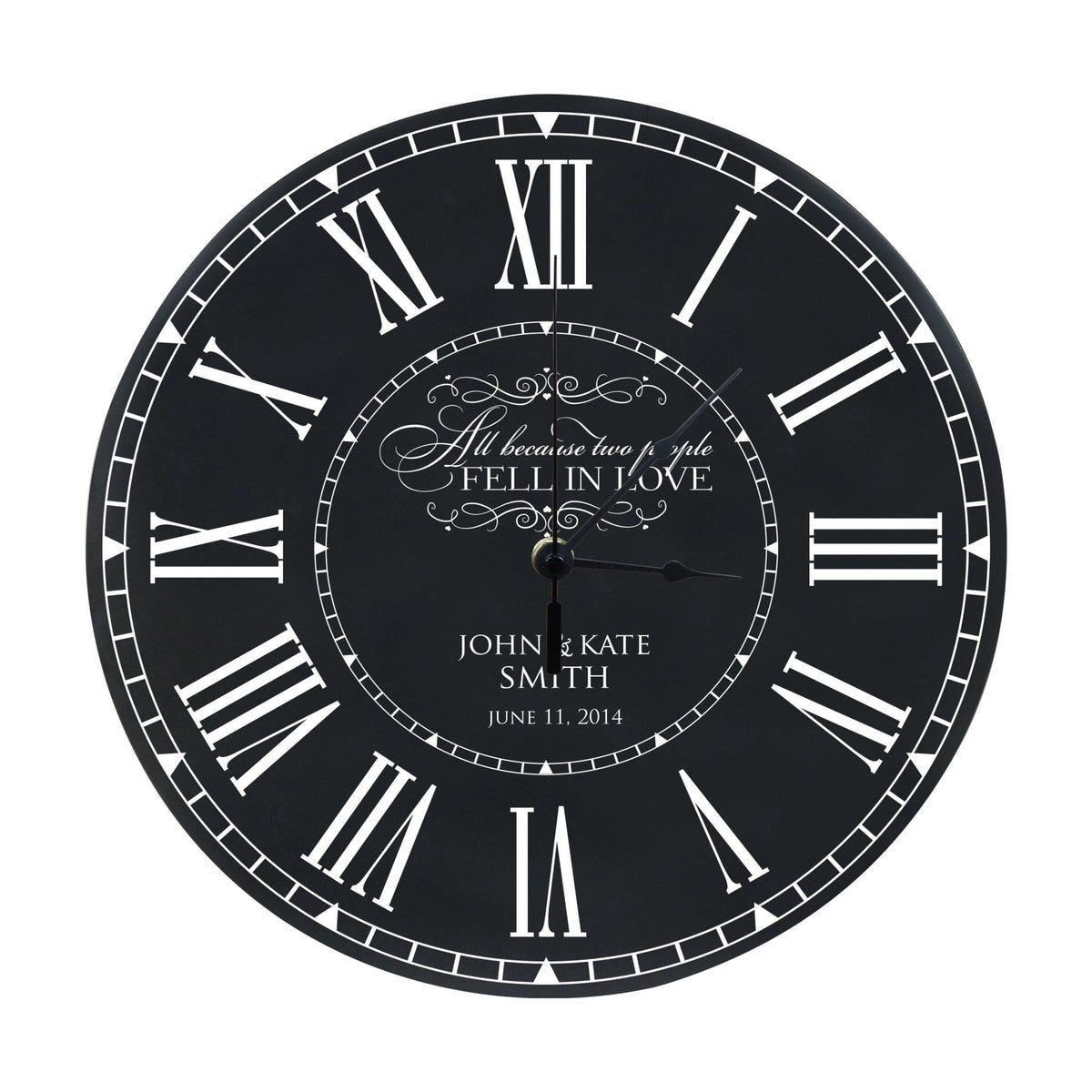 Personalized Everyday Home and Family Clocks - All Because - LifeSong Milestones