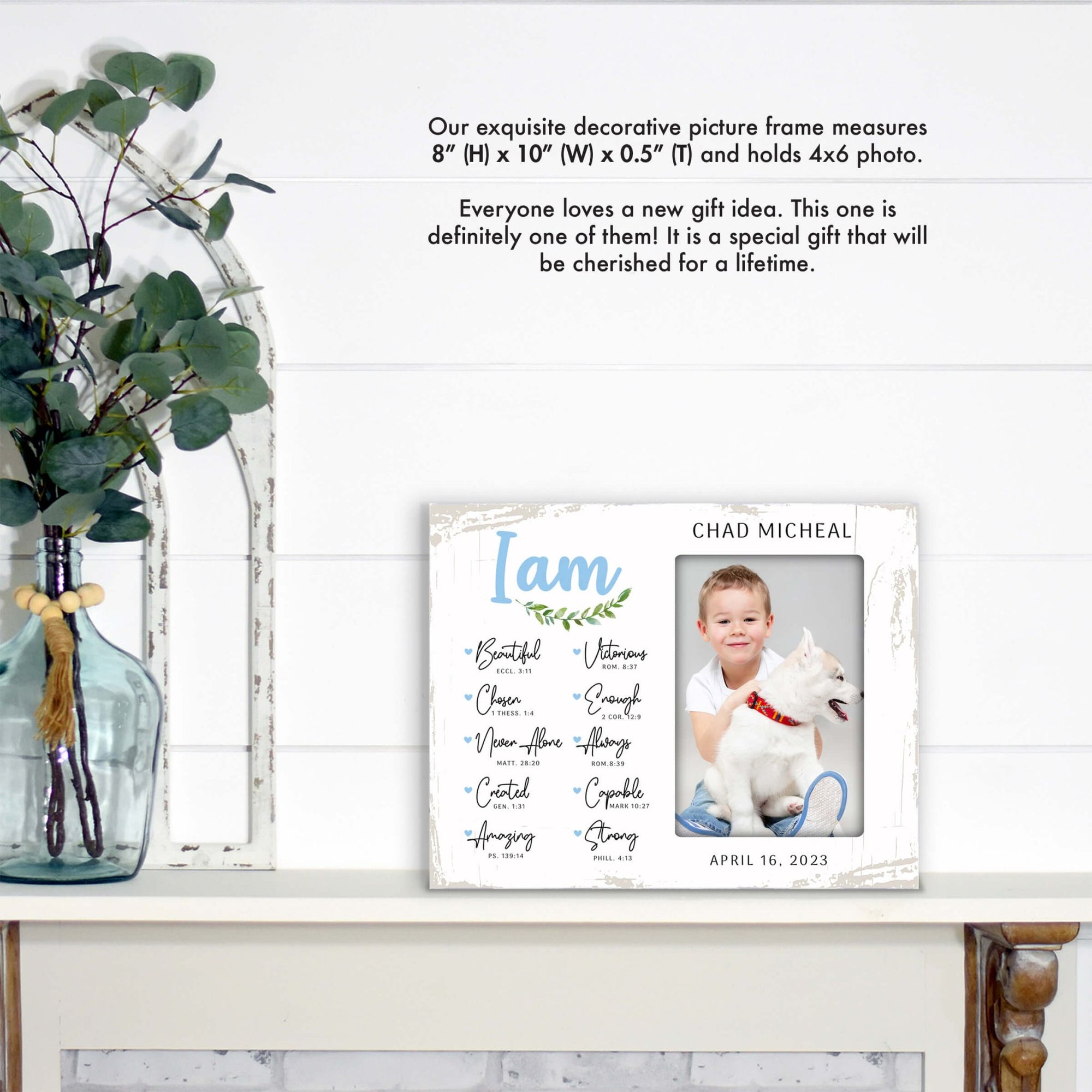 Personalized Fearfully & Wonderfully Made Picture Frame - LifeSong Milestones