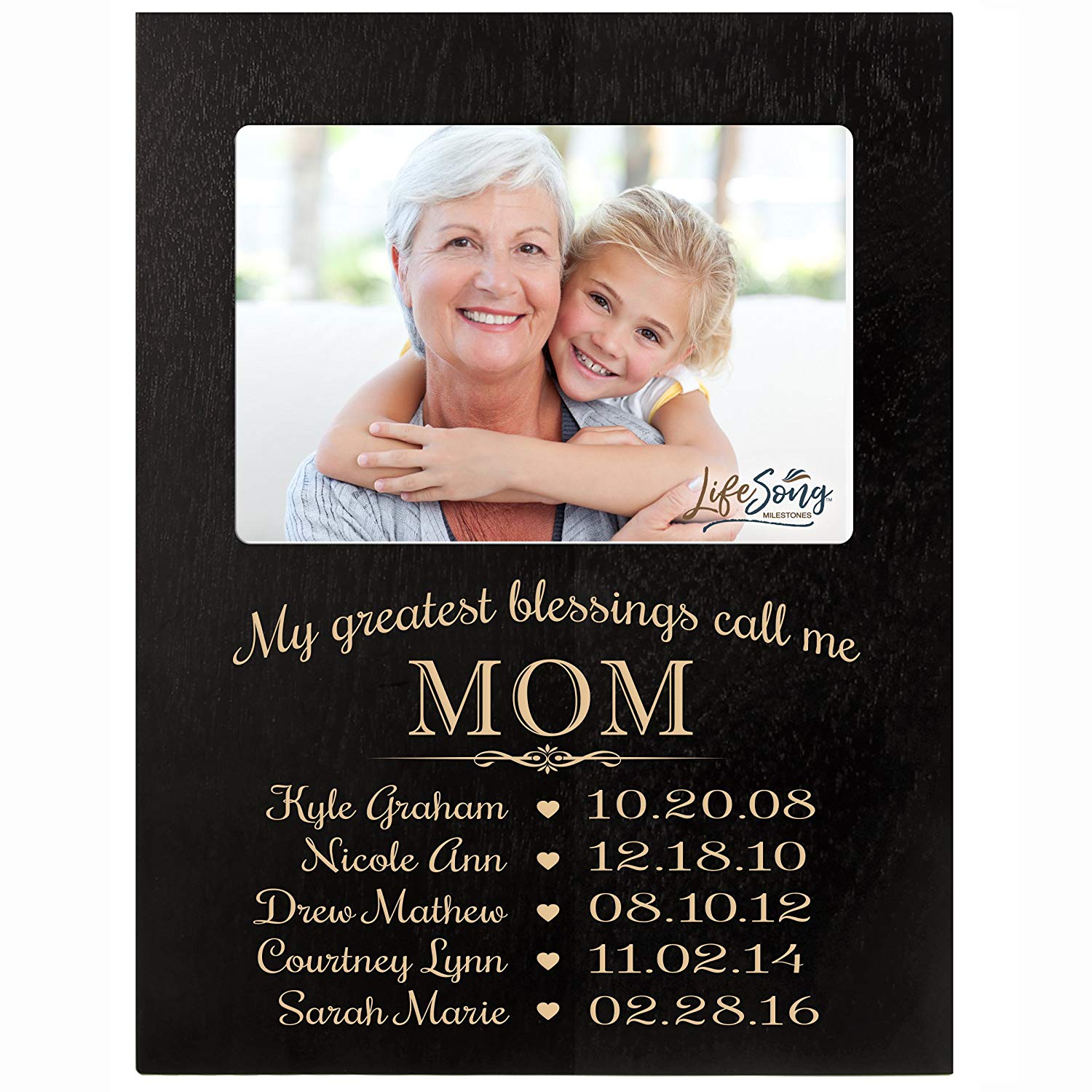 Personalized Gift For Mom Picture Frame - Mom - LifeSong Milestones