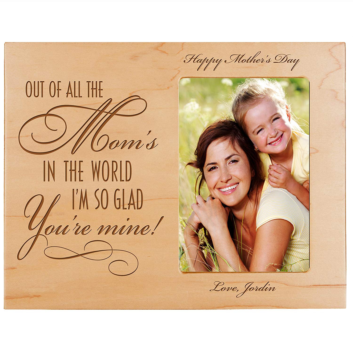 Mom Gift From Son Mother Son Personalized Picture Frame Mom of -   Mother  son gift, Unique mothers day gifts, Personalized picture frames