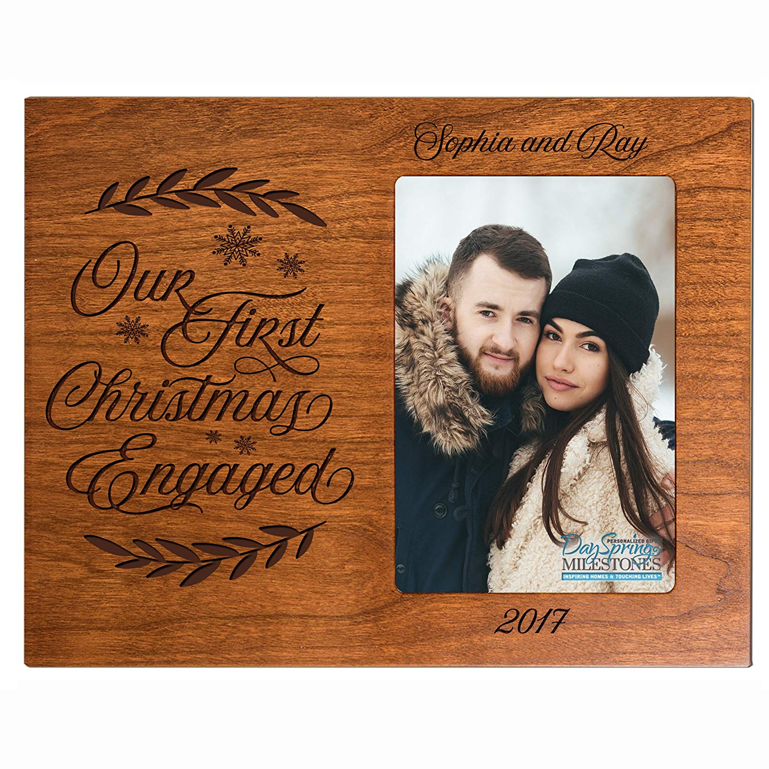 PERSONALIZED BLACK PHOTO FRAME (4X6 PHOTO) LASER ENGRAVABLE