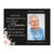 Personalized Horizontal 8x10 Wooden Memorial Picture Frame Holds 4x6 Photo - Because Someone We Love (Black) - LifeSong Milestones