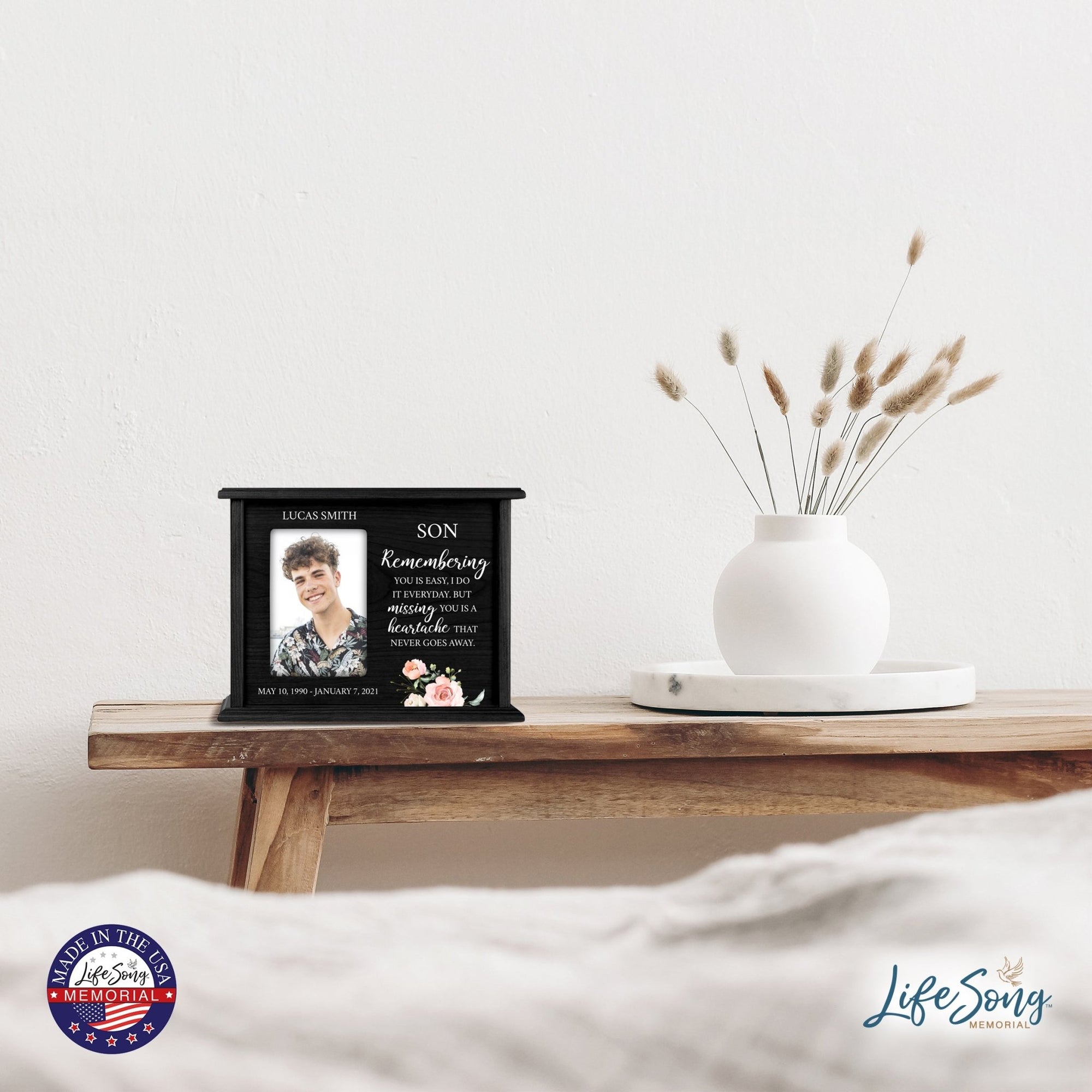 Personalized Wooden urns for human ashes