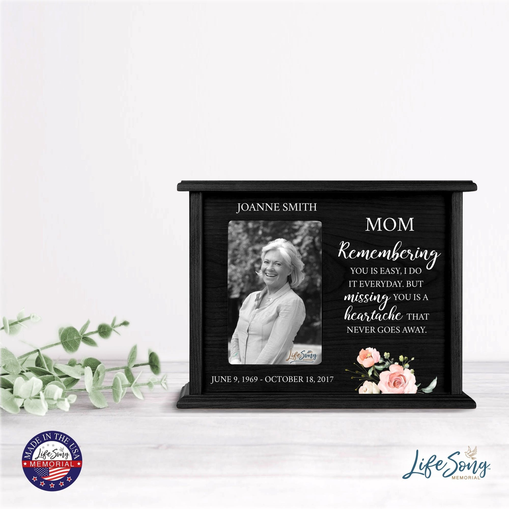 Engraved Funeral Cremation Urn for Human Ashes