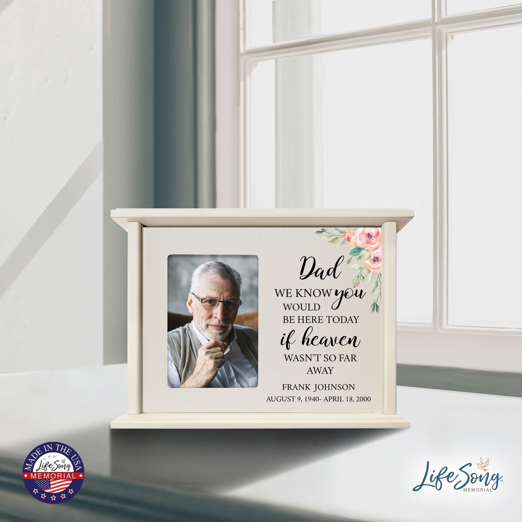 Personalized Wooden urns for human ashes