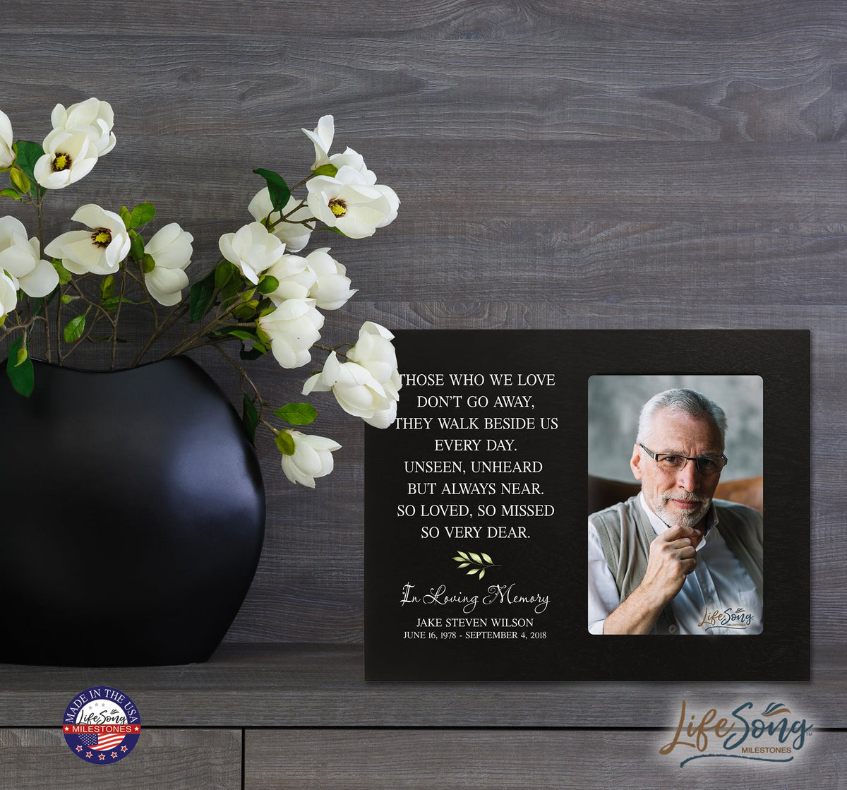 Personalized Memorial Photo Frame - Those Who We Love - LifeSong Milestones