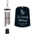 Personalized Memorial Wind Chime Sail Sympathy Gift - In Loving Memory (rosary) - LifeSong Milestones